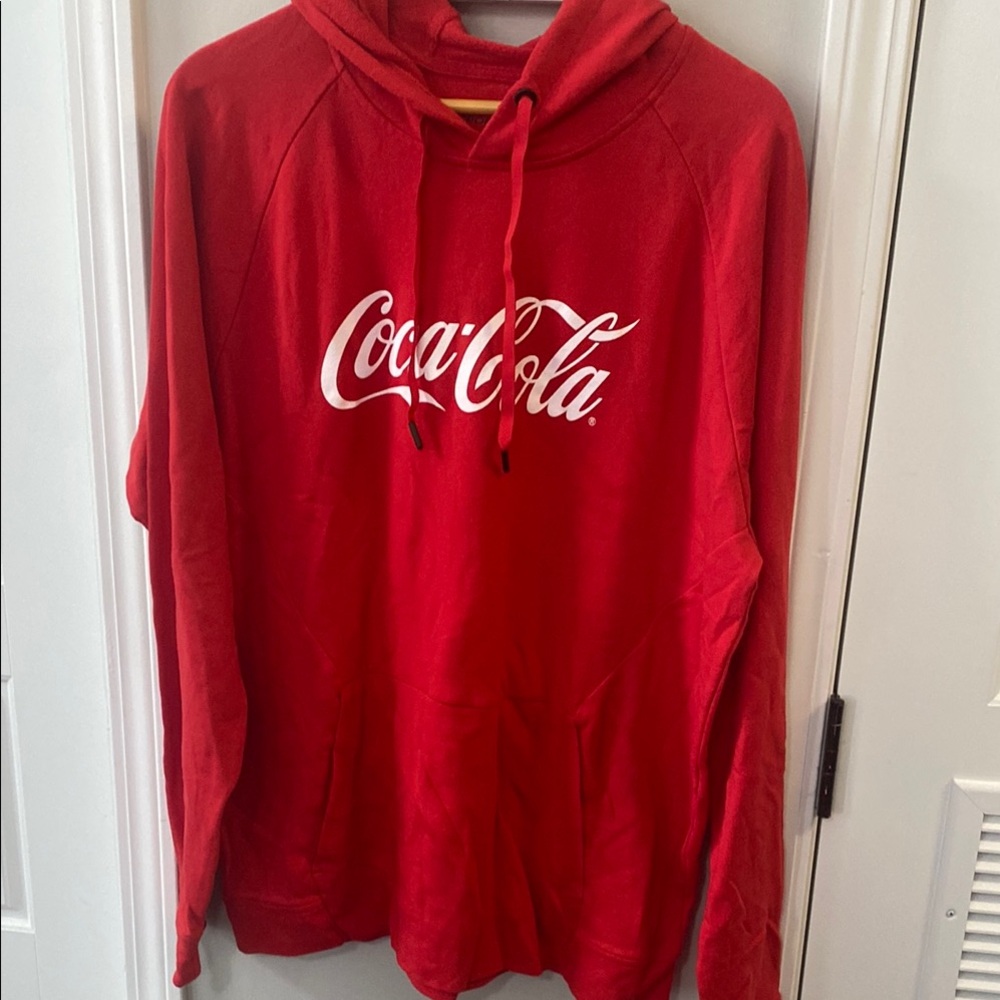 Coca Cola classic logo hoodie